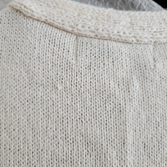 NWT | Andrea Iyamah Resortwear Ally Knit Long Cardigan in Cream S/M - Picture 11 of 12